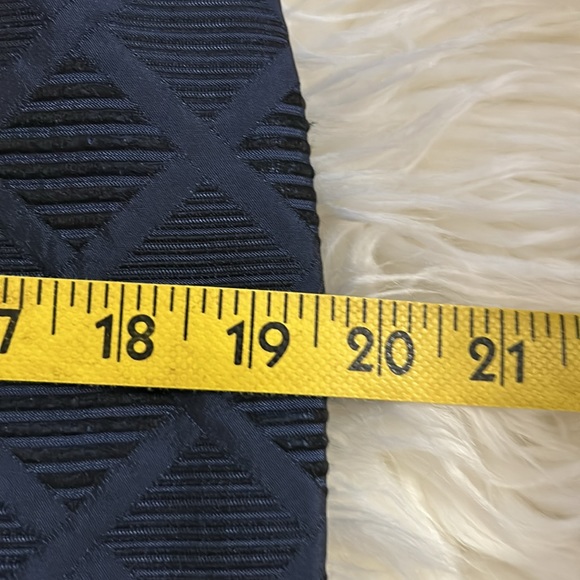 🌸NWOT Gorgeous Ann Taylor Skirt Navy with Black Size 10 Never Worn - Picture 5 of 9